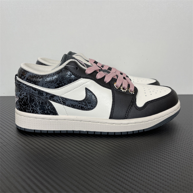 air jordan 1 low vintage black and white sneakers
